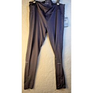 ASICS Reflectivity Moisture Wicking Womens XL Legging Running Tight Athletic $75